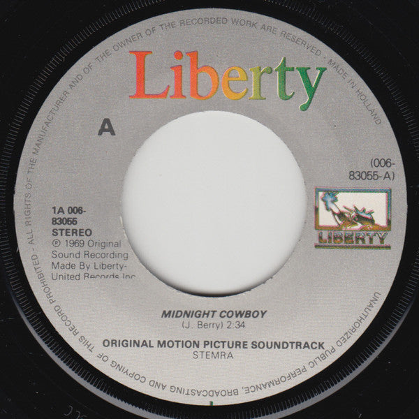 John Barry : Midnight Cowboy (7",Single,45 RPM,Reissue)