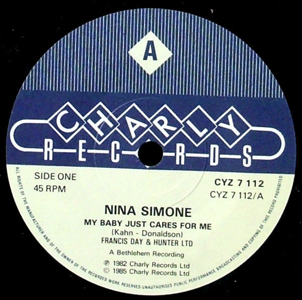 Nina Simone : My Baby Just Cares For Me (7",45 RPM,Single)