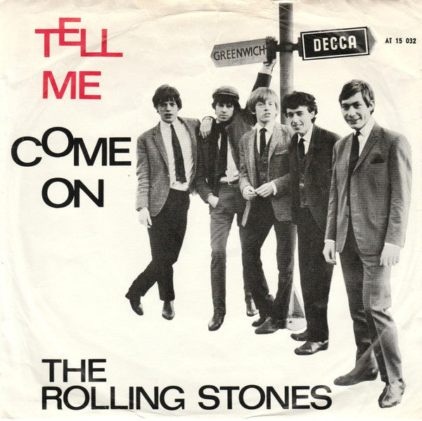 Rolling Stones, The : Tell Me / Come On (7",45 RPM,Mono)