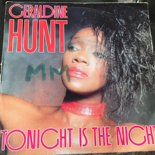 Geraldine Hunt : Tonight Is The Night (7",45 RPM,Single)