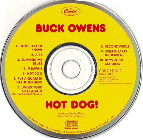 Buck Owens : Hot Dog! (Album)