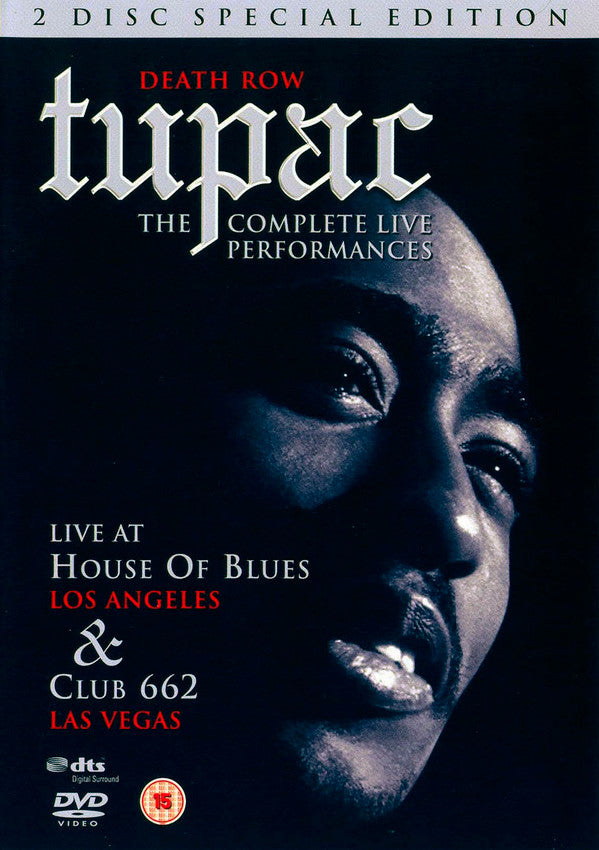 2Pac : The Complete Live Performances (DVD-Video,Special Edition)