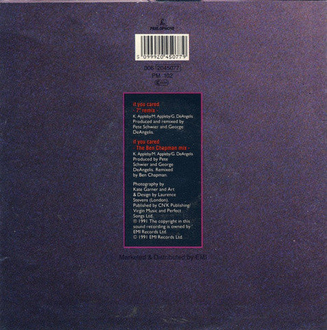 Kim Appleby : If You Cared (7",45 RPM,Single,Stereo)