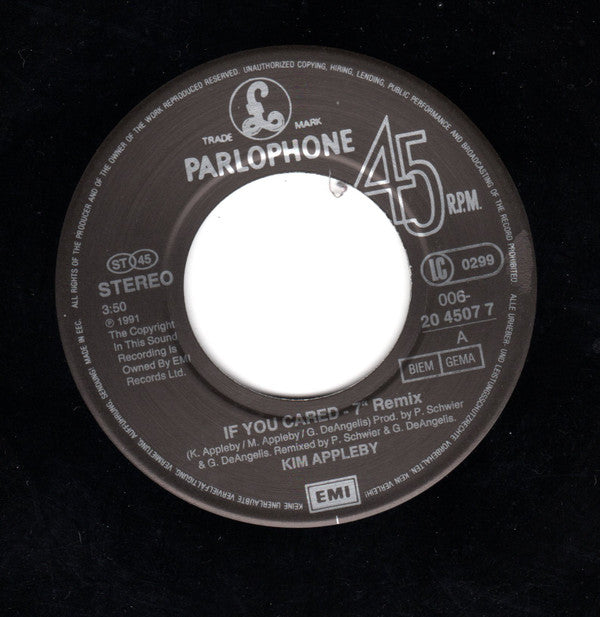 Kim Appleby : If You Cared (7",45 RPM,Single,Stereo)