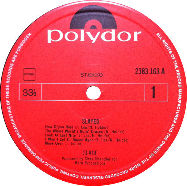 Slade : Slayed? (LP,Album)