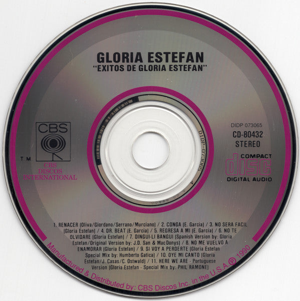 Gloria Estefan : Exitos De Gloria Estefan (Compilation,Repress)