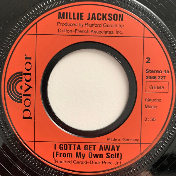 Millie Jackson : My Man A Sweet Man (7")