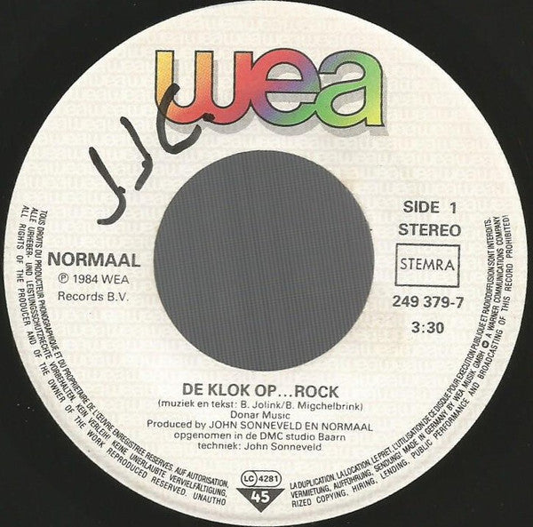 Normaal : De Klok Op... Rock (7")