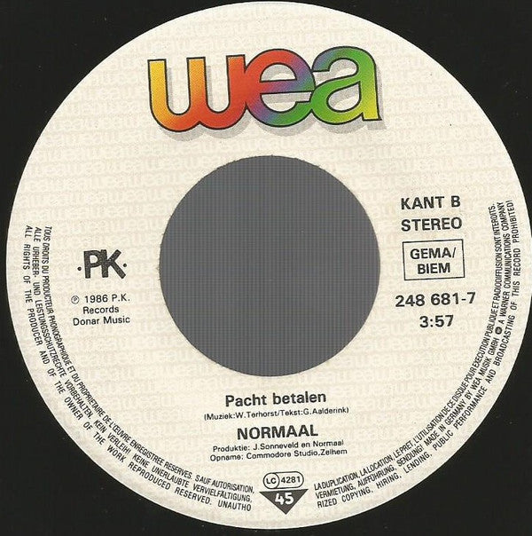 Normaal : Hoe-j't Ok Doet (7")