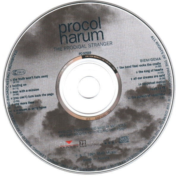 Procol Harum : The Prodigal Stranger (Album)