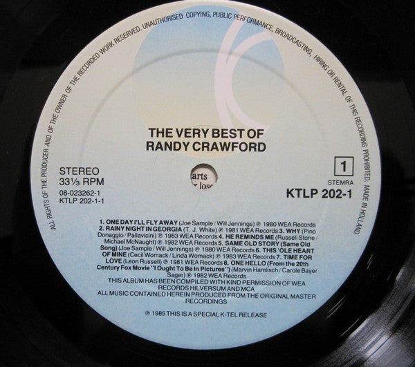 Randy Crawford : The Very Best Of (LP,Compilation)