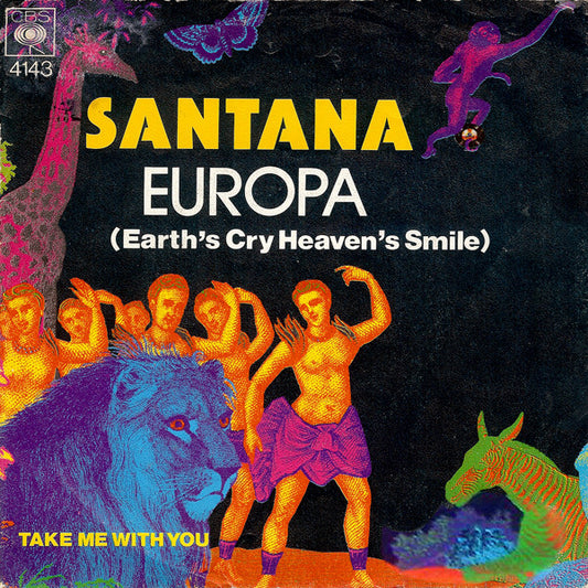 Santana : Europa (Earth's Cry Heaven's Smile) (7",45 RPM,Single)