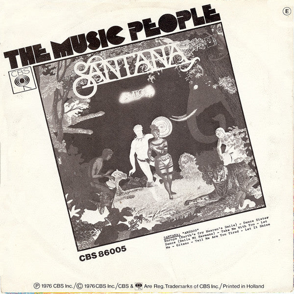 Santana : Europa (Earth's Cry Heaven's Smile) (7",45 RPM,Single)