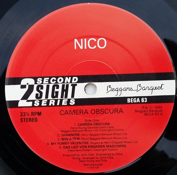 Nico (3) + Faction (3) : Camera Obscura (LP,Album)