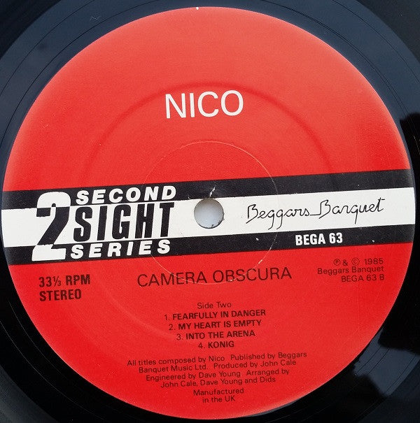 Nico (3) + Faction (3) : Camera Obscura (LP,Album)