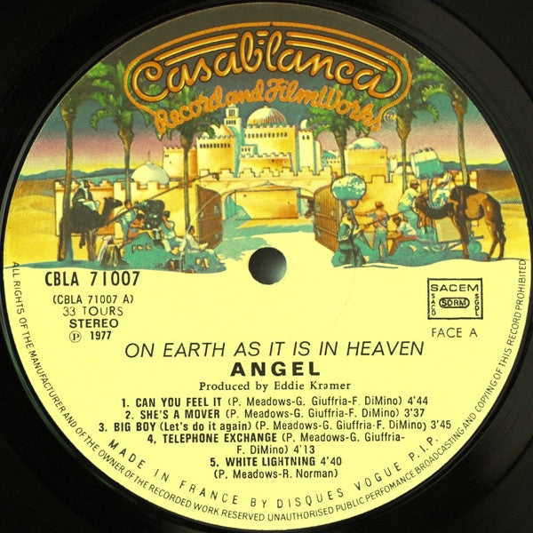 Angel (24) : On Earth As It Is In Heaven (LP,Album,Stereo)