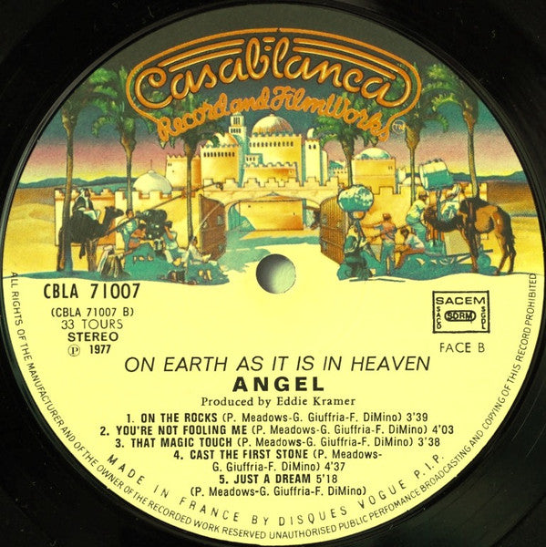 Angel (24) : On Earth As It Is In Heaven (LP,Album,Stereo)