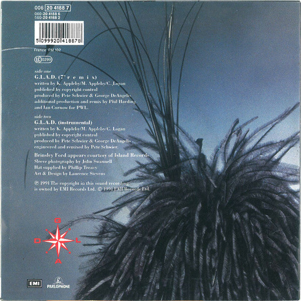 Kim Appleby : G.L.A.D. (7",45 RPM,Single,Stereo)