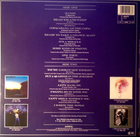 Barry Manilow : Manilow Magic (LP,Compilation,Reissue)