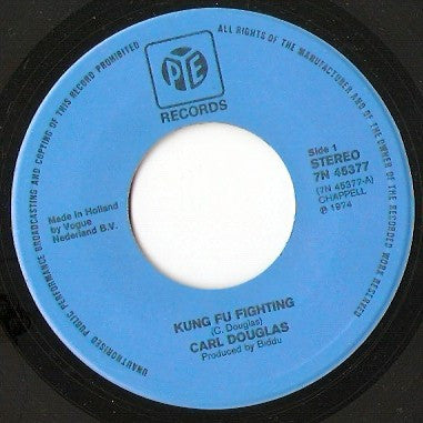 Carl Douglas : Kung Fu Fighting (7",Single,45 RPM)