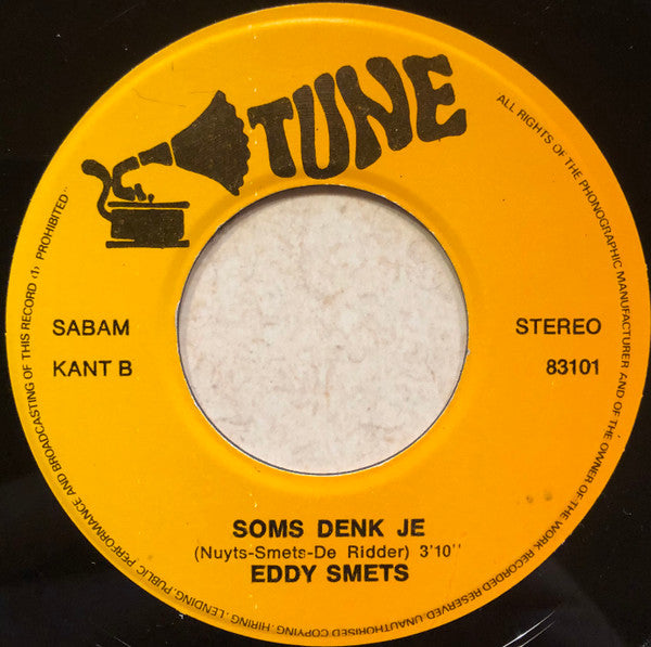 Eddy Smets : Blijf Nog Heel Even (45 RPM,7",Single)