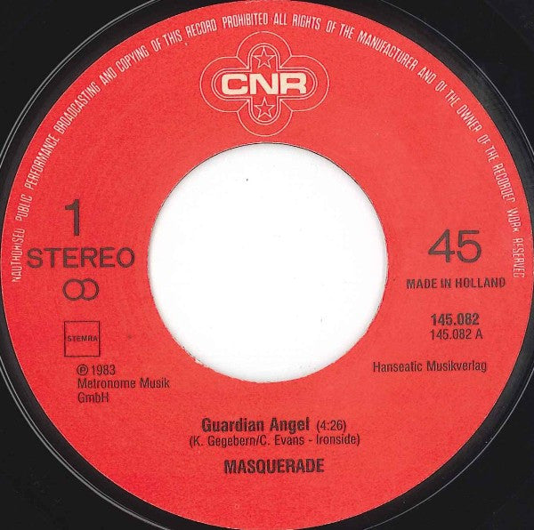 Masquerade (5) : Guardian Angel »Original Version« (7",45 RPM,Single)