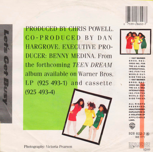 Teen Dream : Let's Get Busy (7",Single,45 RPM)