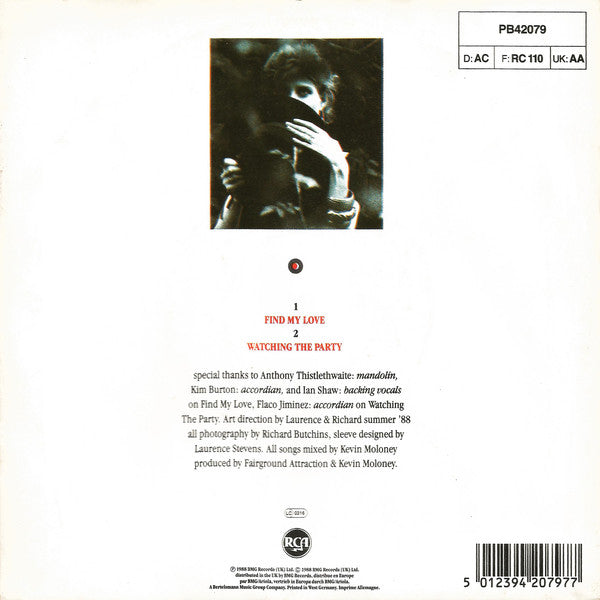 Fairground Attraction : Find My Love (7",45 RPM,Single)