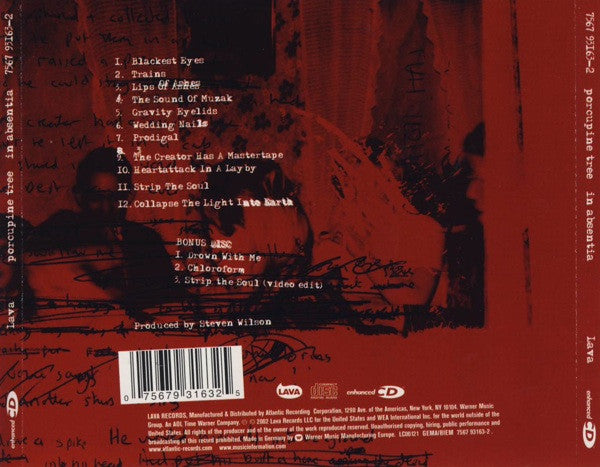 Porcupine Tree : In Absentia (Album,Enhanced)