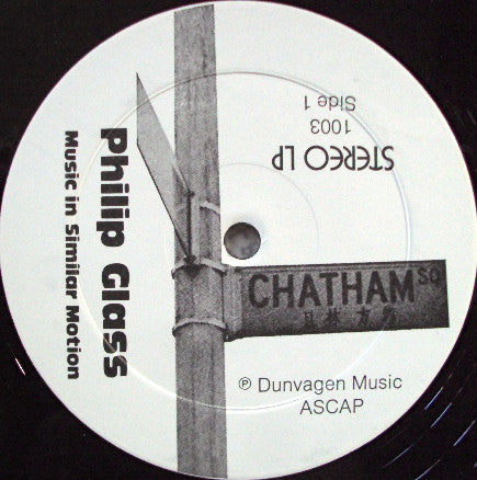 Philip Glass : Music In Similar Motion / Music In Fifths (LP,Album,Reissue,Stereo)