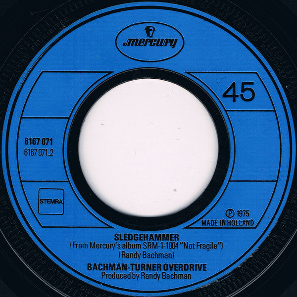 Bachman-Turner Overdrive : Roll On Down The Highway (7",45 RPM,Single)