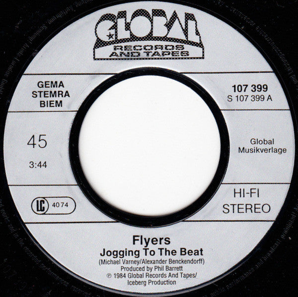 Flyers, The : Jogging To The Beat (7",Single,45 RPM)