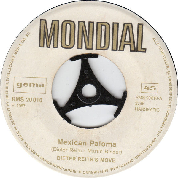 Dieter Reith's Move* : Mexican Paloma / More And More Amor (7", Single)