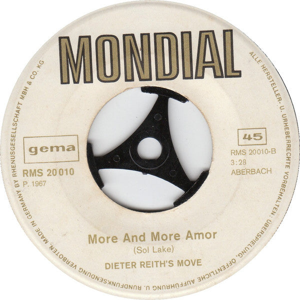 Dieter Reith's Move* : Mexican Paloma / More And More Amor (7", Single)
