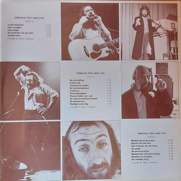 Urbanus : Tien Jaar Live (LP,Album)