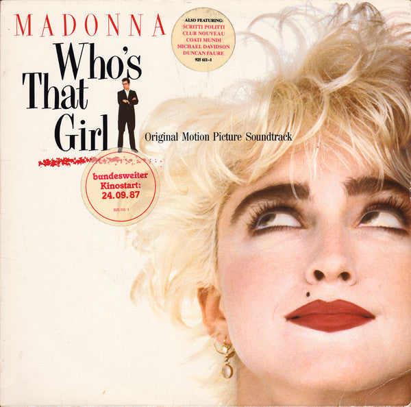 Madonna : Who's That Girl (Original Motion Picture Soundtrack) (LP,Album,Stereo)