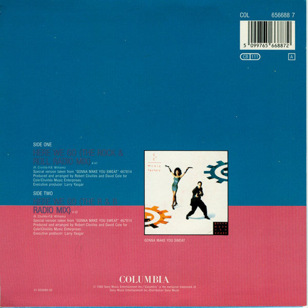 C + C Music Factory Presents Freedom Williams And Zelma Davis : Here We Go (7",45 RPM,Single)