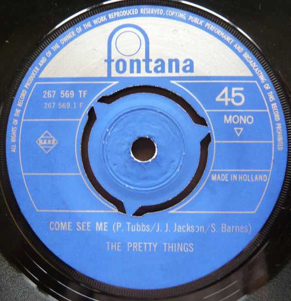 Pretty Things, The : Come See Me / £.s.d. (7",45 RPM,Single,Mono)