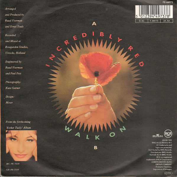 Esther Tuely : Incredibly Red (7",Single)