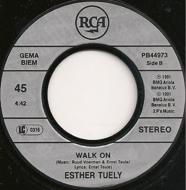 Esther Tuely : Incredibly Red (7",Single)