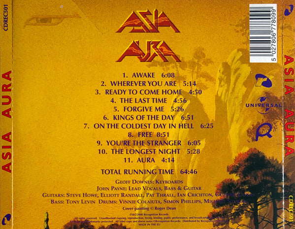 Asia (2) : Aura (Album)