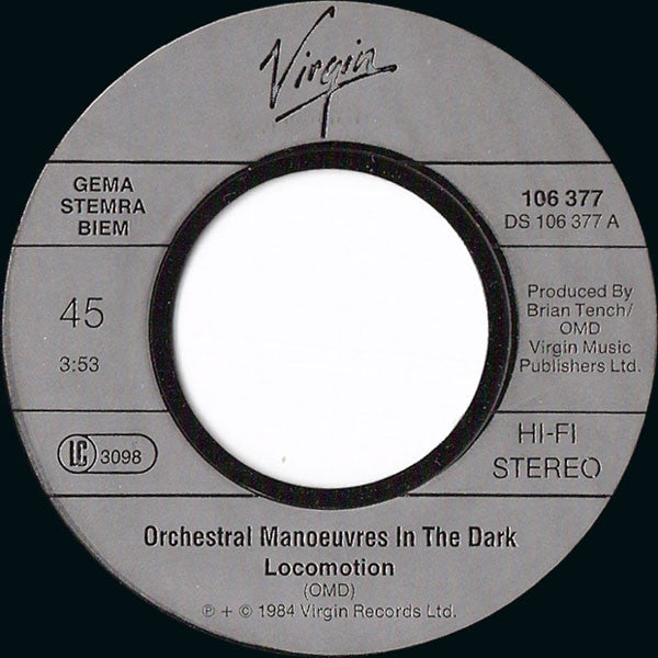 Orchestral Manoeuvres In The Dark : Locomotion (7",45 RPM,Single,Stereo)
