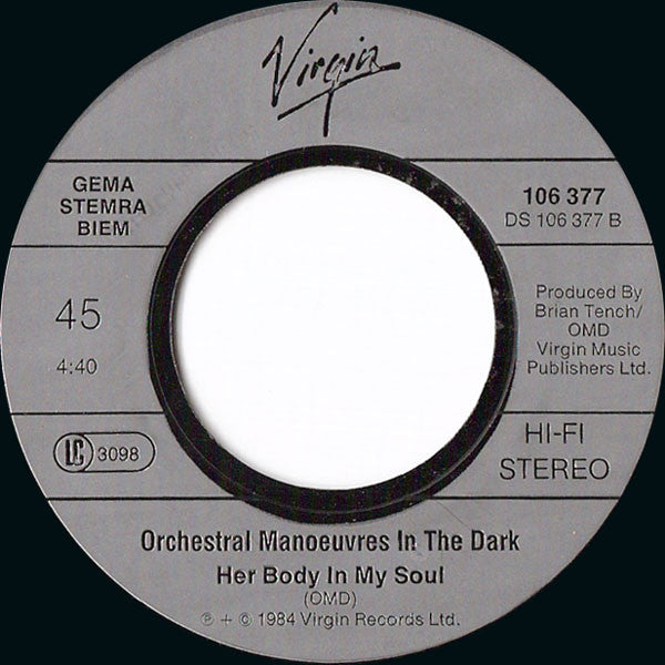 Orchestral Manoeuvres In The Dark : Locomotion (7",45 RPM,Single,Stereo)