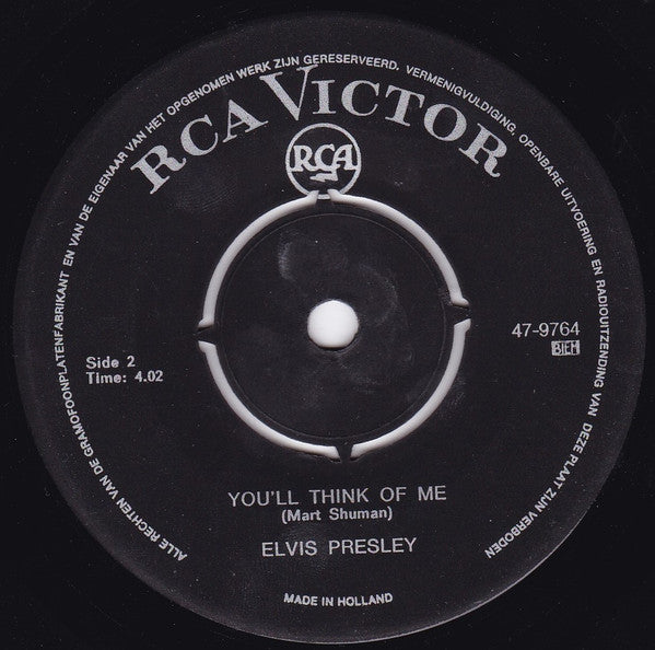 Elvis Presley : Suspicious Minds (7",45 RPM,Single)