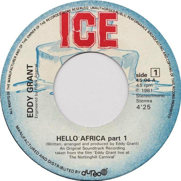 Eddy Grant : Hello Africa (7")