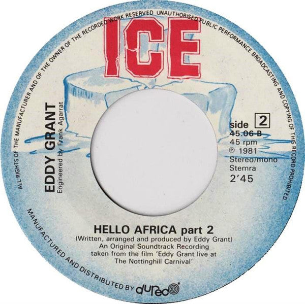 Eddy Grant : Hello Africa (7")