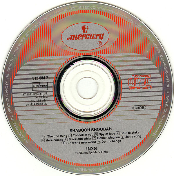 INXS : Shabooh Shoobah (Album,Reissue)