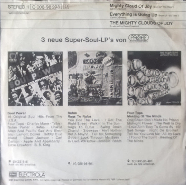 Mighty Clouds Of Joy, The : Mighty Cloud Of Joy (7",Single,45 RPM)