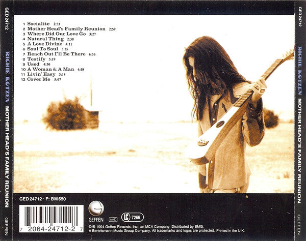 Richie Kotzen : Mother Head's Family Reunion (CD, Album)