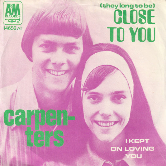 Carpenters : (They Long To Be) Close To You (7",Single,45 RPM)